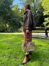 The Mia Genuine Suede Tote bag