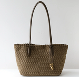 The Mia Genuine Suede Tote bag