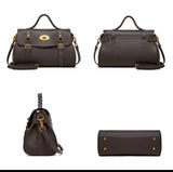The Rosie Top-Grain Leather Handbag - Crossbody Shoulder Bag