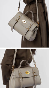 The Rosie Top-Grain Leather Handbag - Crossbody Shoulder Bag