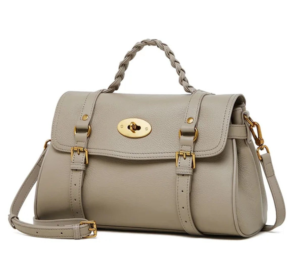 The Rosie Top-Grain Leather Handbag - Crossbody Shoulder Bag