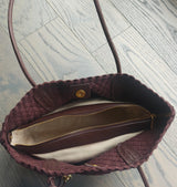 The Mia Genuine Suede Tote bag